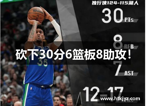 砍下30分6篮板8助攻! 砍下30分6篮板8助攻!